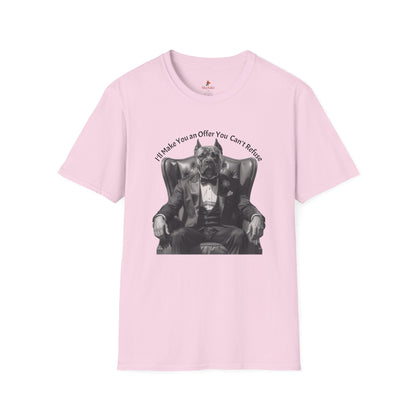 Dogfather T Shirt "Make Me an Offer I Can't Refuse" Graphic Tee