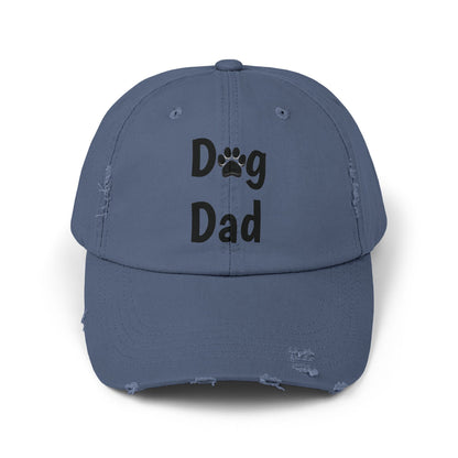 Unisex Distressed Dog Dad Cap