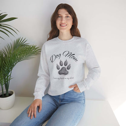 Dog Mom Sweatshirt Unisex Heavy Blend High Quality Fabric
