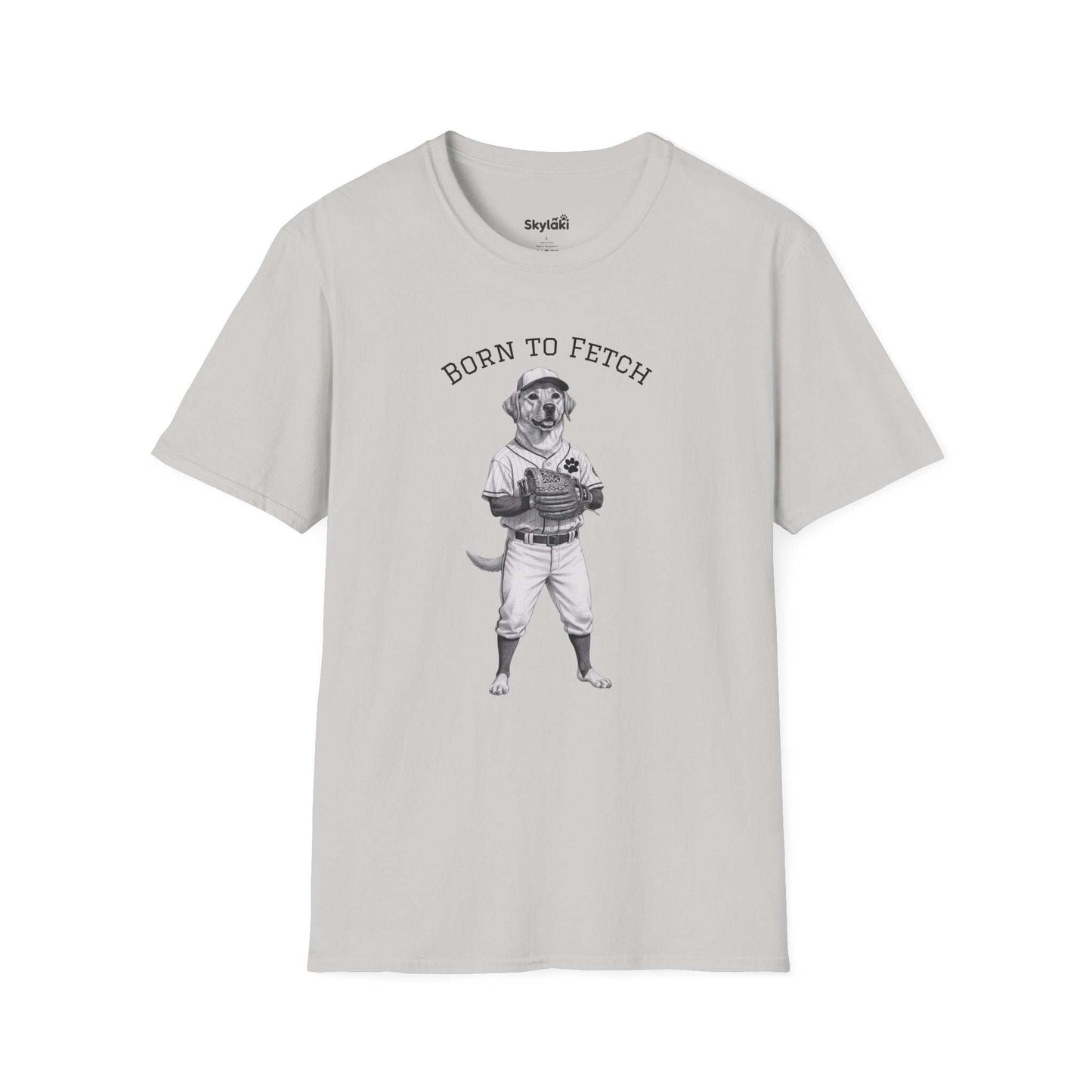 Dog Baseball T-Shirt | Born to Fetch Comfortable, Stylish Dog Tee