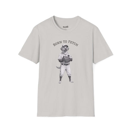 Dog Baseball T-Shirt | Born to Fetch Comfortable, Stylish Dog Tee