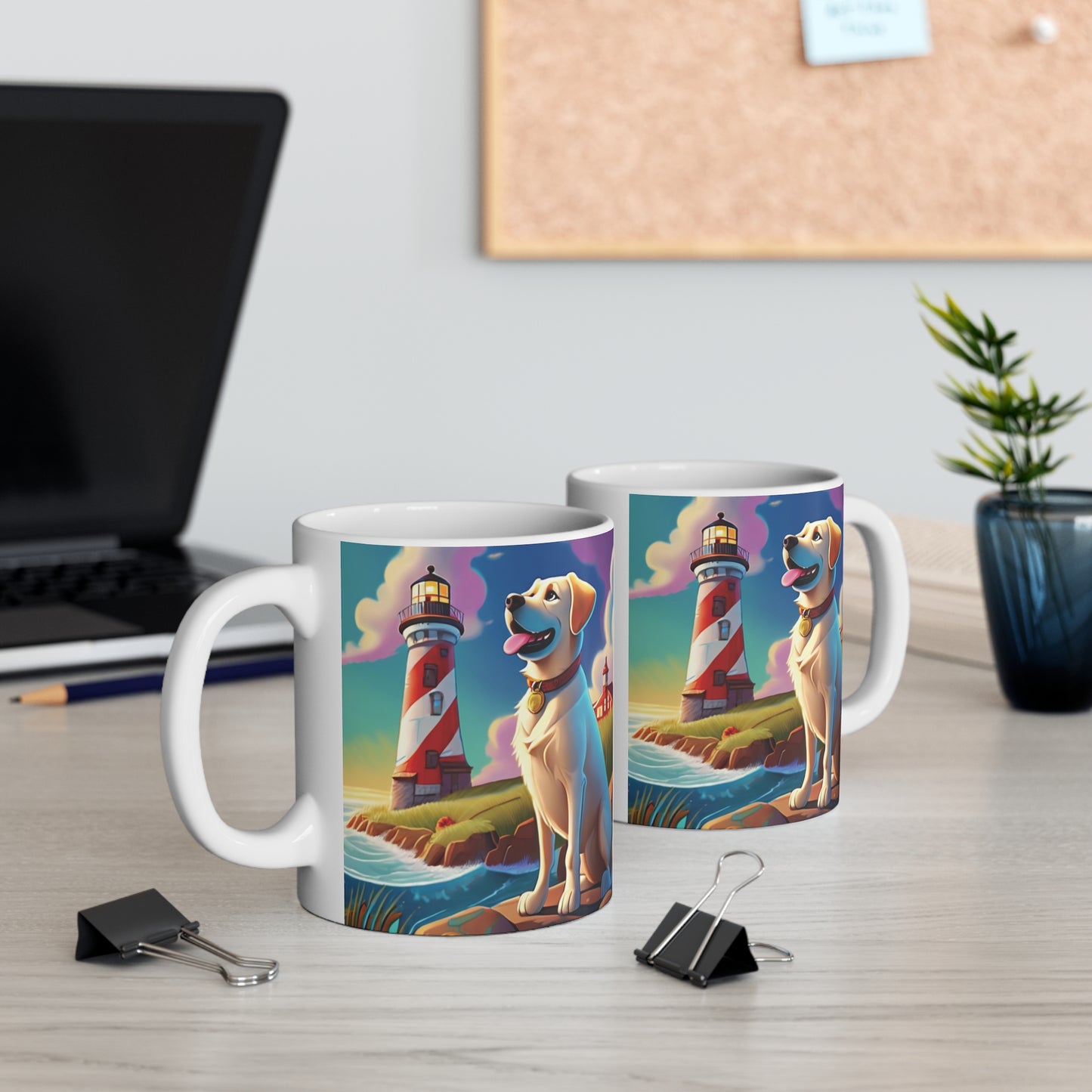 Lighthouse Dog Mug 11oz