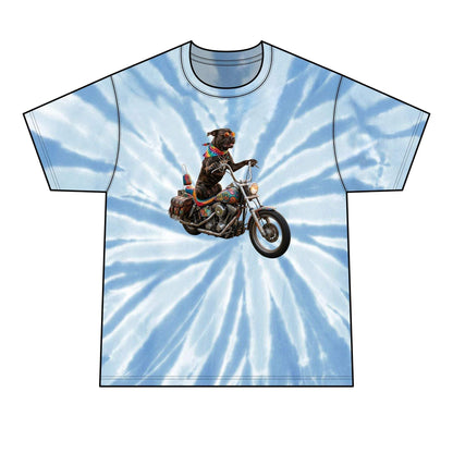 Men's Tie-Dye Motorcycle T‑Shirt