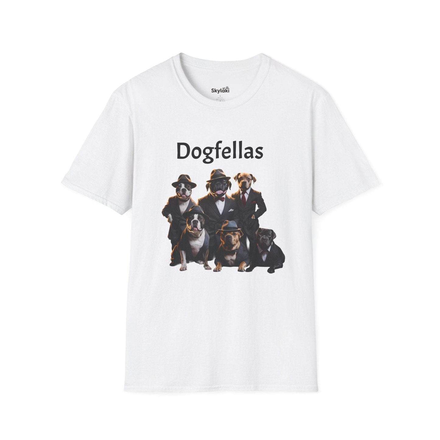 Dogfellas Graphic T-Shirt — Funny Mafia Dogs Tee for Dog Lovers