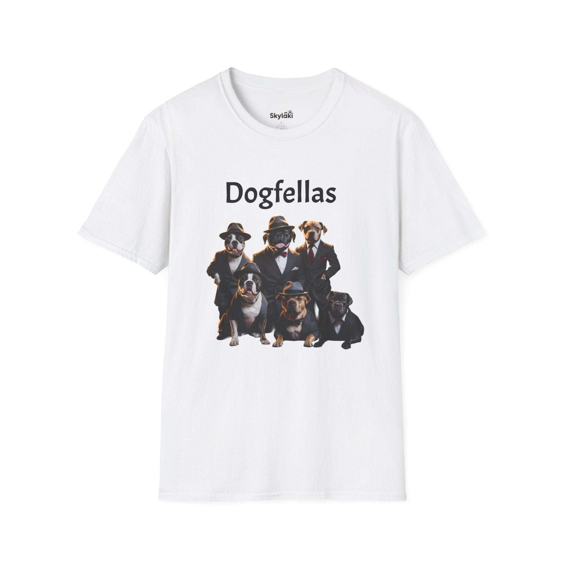 Dogfellas Graphic T-Shirt — Funny Mafia Dogs Tee for Dog Lovers
