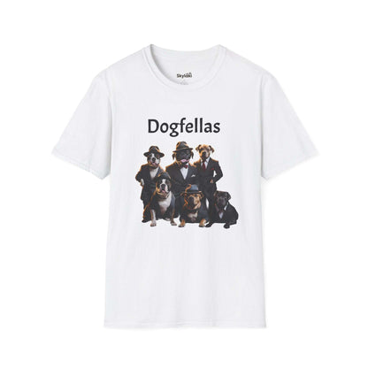 Dogfellas Graphic T-Shirt — Funny Mafia Dogs Tee for Dog Lovers