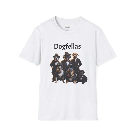Dogfellas Graphic T-Shirt — Funny Mafia Dogs Tee for Dog Lovers