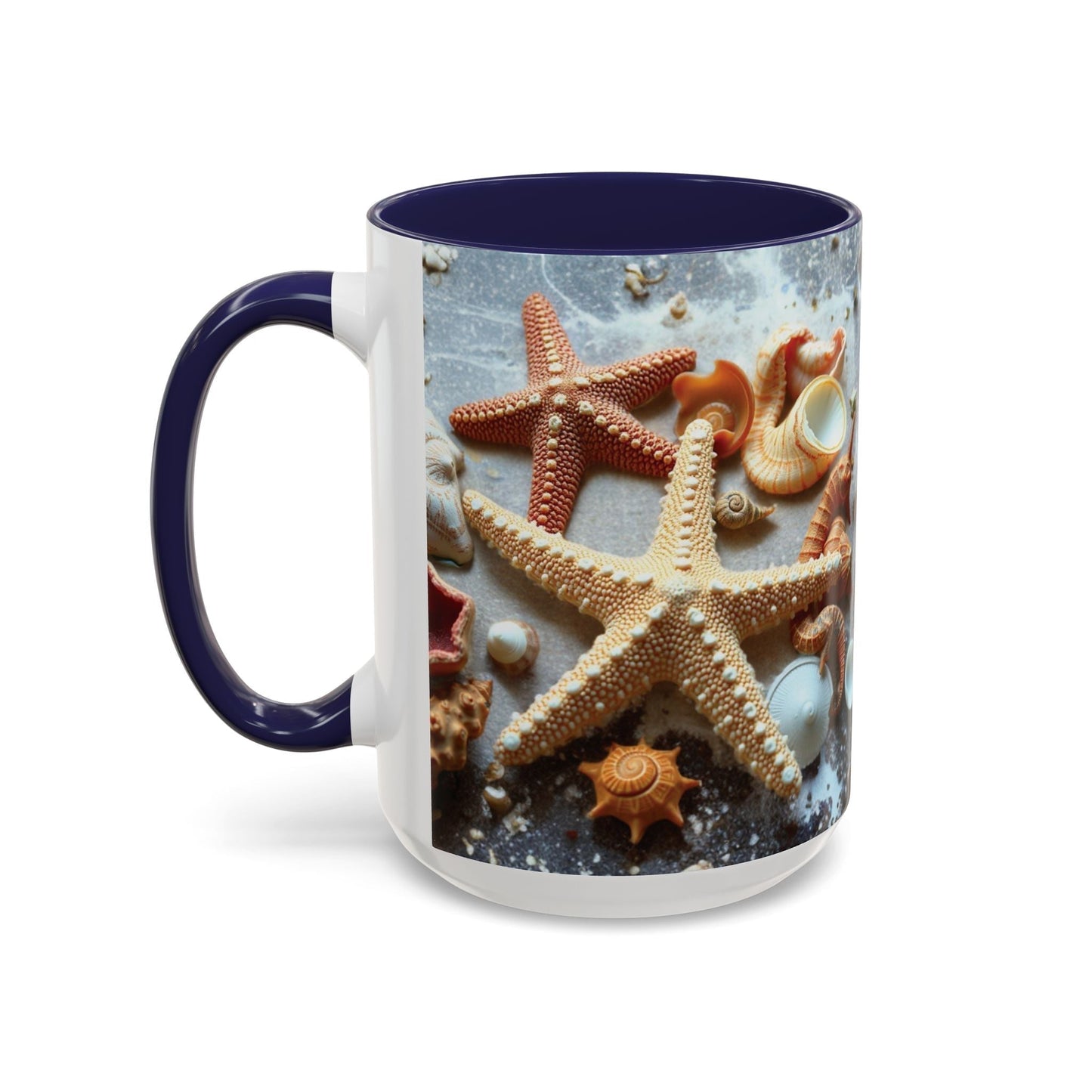 Drinkware: Beach-Themed Accent Coffee Mug with Nautical Design
