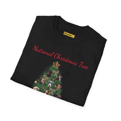 National Christmas Tree Unisex Softstyle T-Shirt