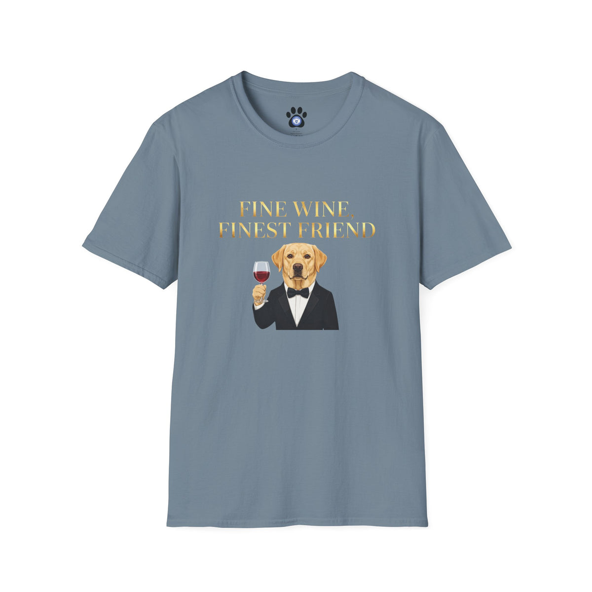 Labrador Wine Tuxedo Shirt Unisex t-shirt by Skylaki
