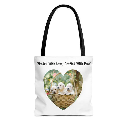 Basket Of Puppies Tote Bag