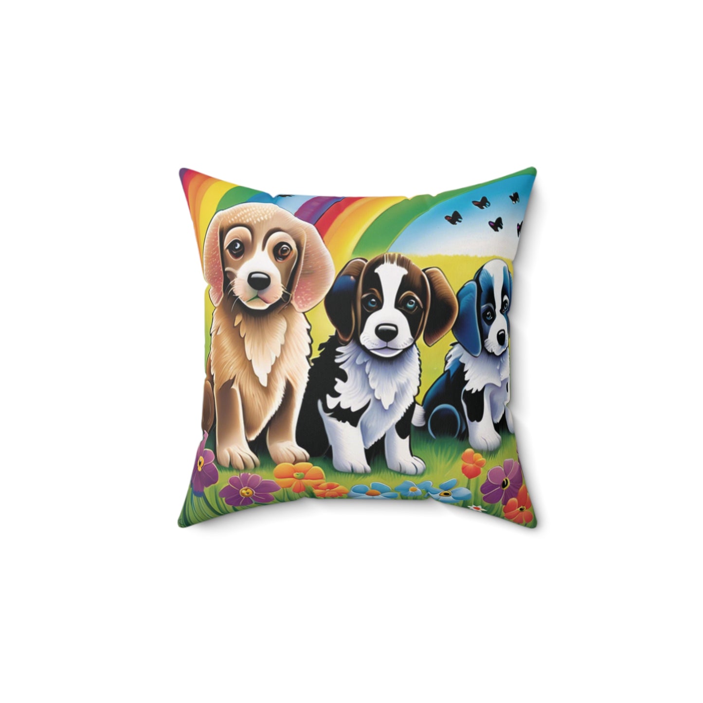 Heavens Angels Spun Polyester Square Pillow