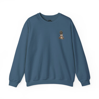 Captain Pitball Sweatshirt Nautical Dog Unisex Skylaki Design