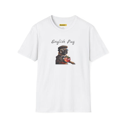 English Pug Unisex Softstyle T-Shirt