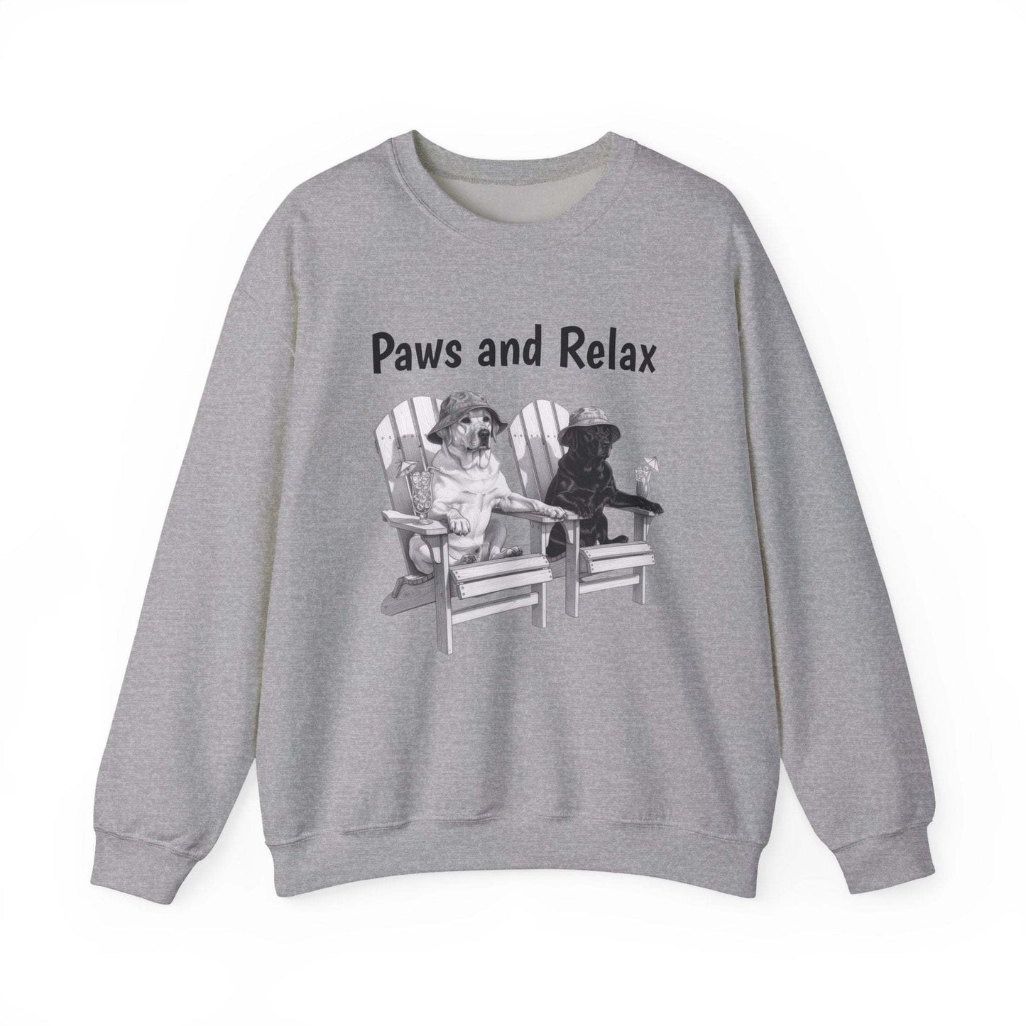 Paws and Relax Crewneck Sweatshirt - Soft Comfort.