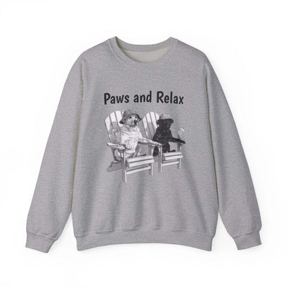 Paws and Relax Crewneck Sweatshirt - Soft Comfort.