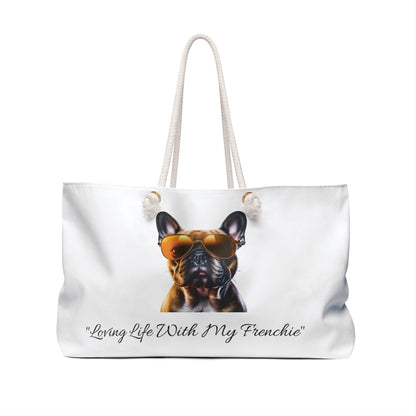 Loving My Frenchie Weekender Bag