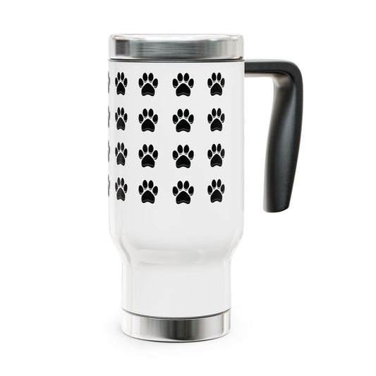 Stainless Steel Travel Mug with Handle, 14oz