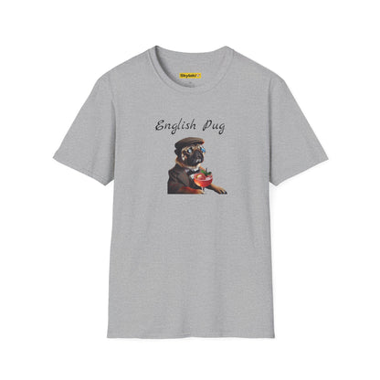 English Pug Unisex Softstyle T-Shirt