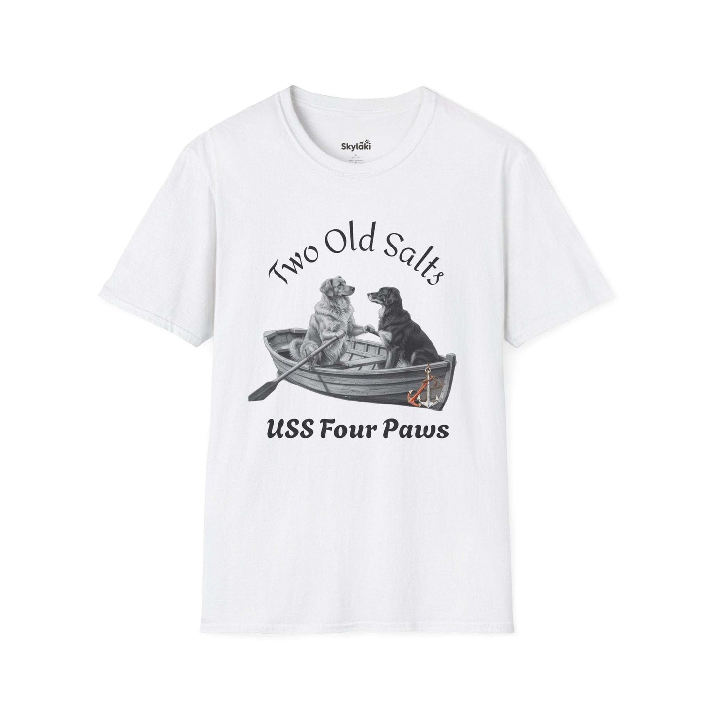 Two Old Salts Boat Dogs Shirt | Nautical Pet Tee for Dog Lovers