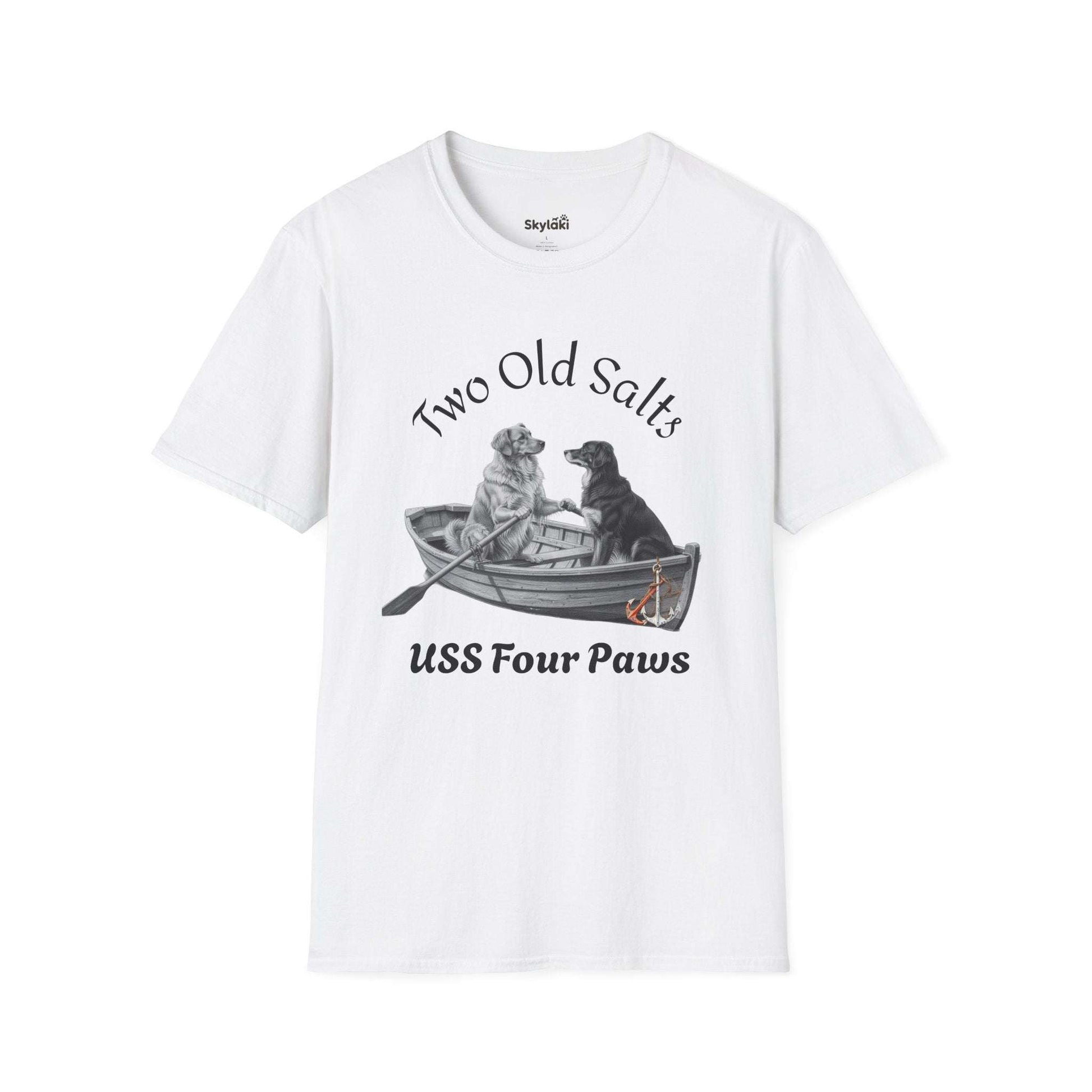 Two Old Salts Boat Dogs Shirt | Nautical Pet Tee for Dog Lovers