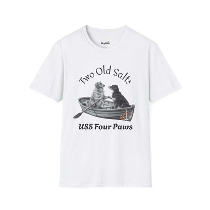 Two Old Salts Boat Dogs Shirt | Nautical Pet Tee for Dog Lovers