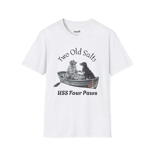 Two Old Salts Boat Dogs Shirt | Nautical Pet Tee for Dog Lovers