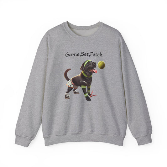 Tennis Dog Unisex Heavy Blend™ Crewneck Sweatshirt