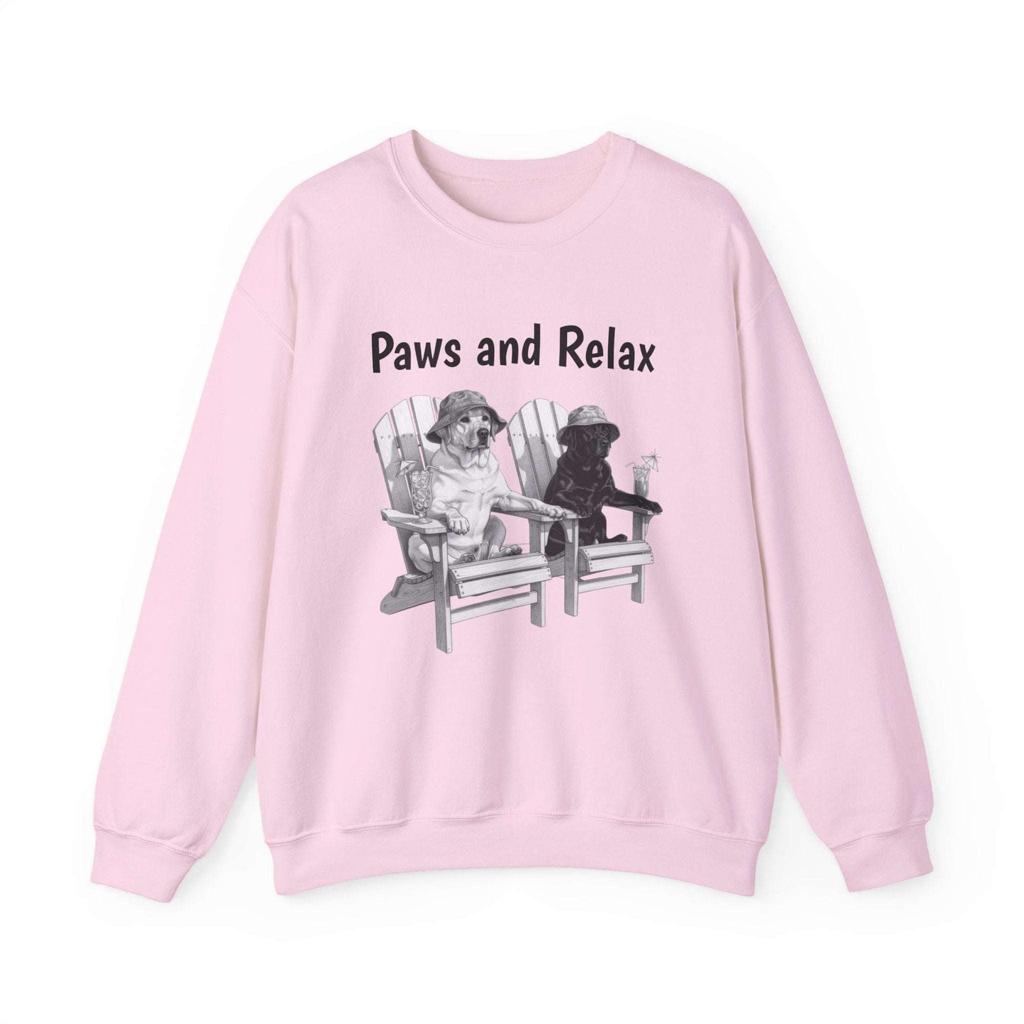 Paws and Relax Crewneck Sweatshirt - Soft Comfort.