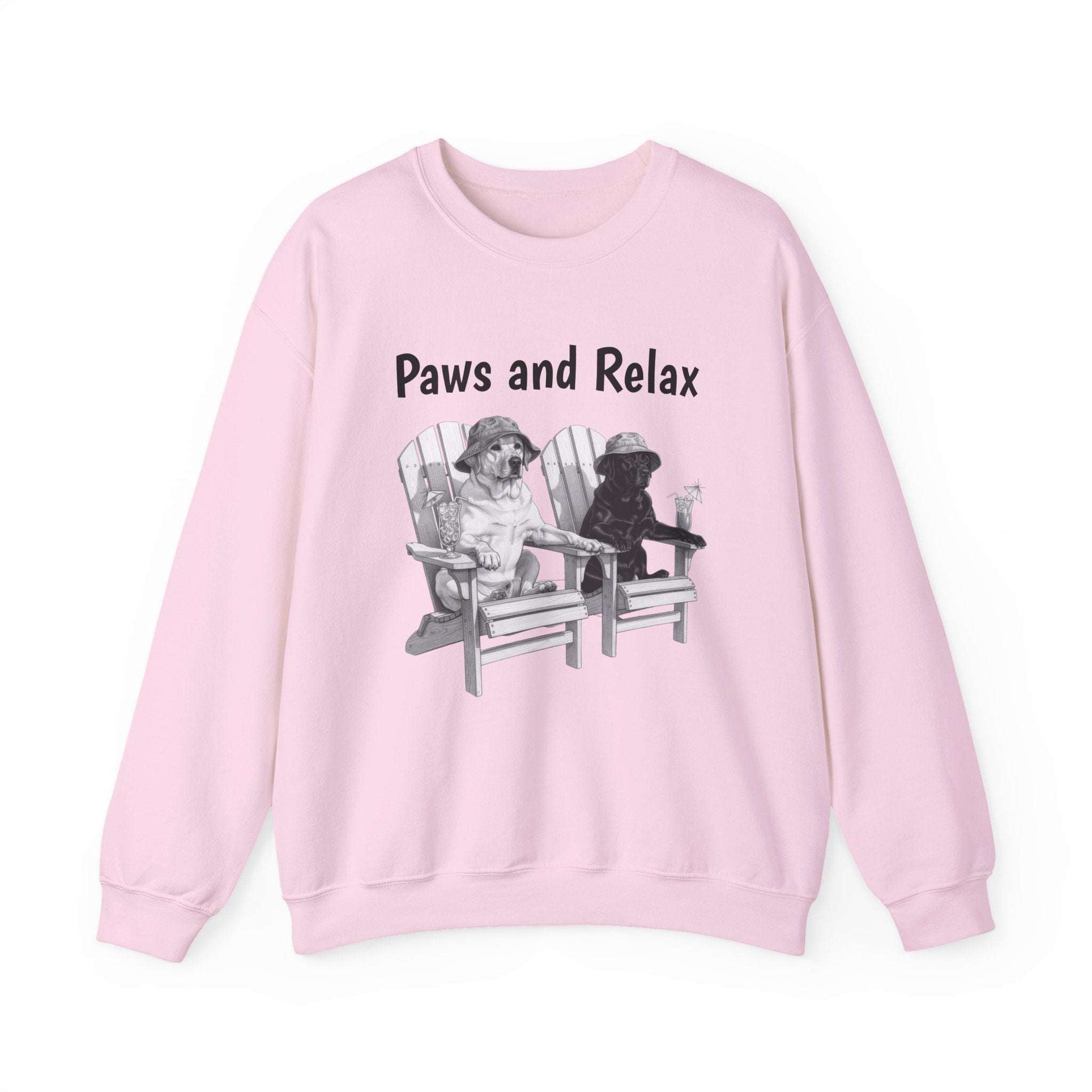 Paws and Relax Crewneck Sweatshirt - Soft Comfort.