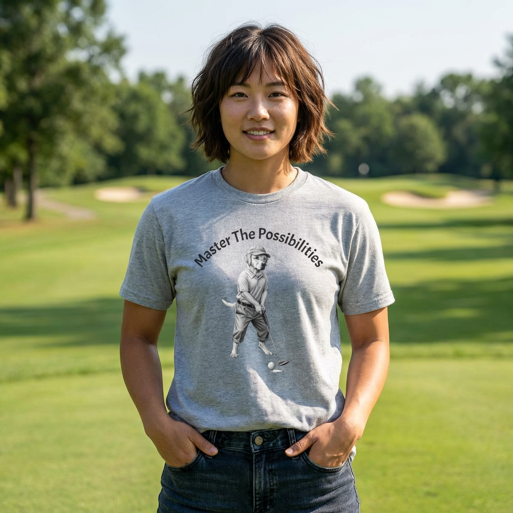 Golf Vintage Illustration T‑Shirt — Motivational Tee