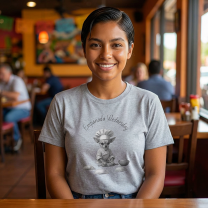 Empanada Wednesday T-Shirt — Cute Dog Chef Graphic Tee