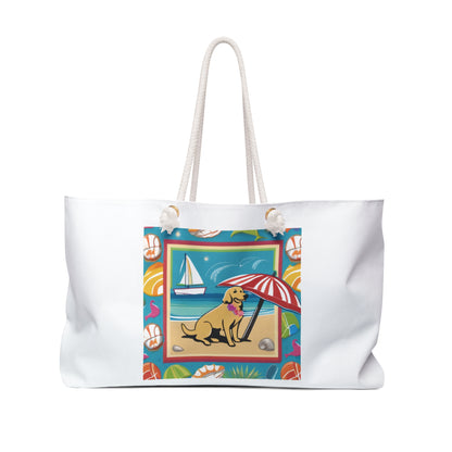 Beach Dog Weekender Bag