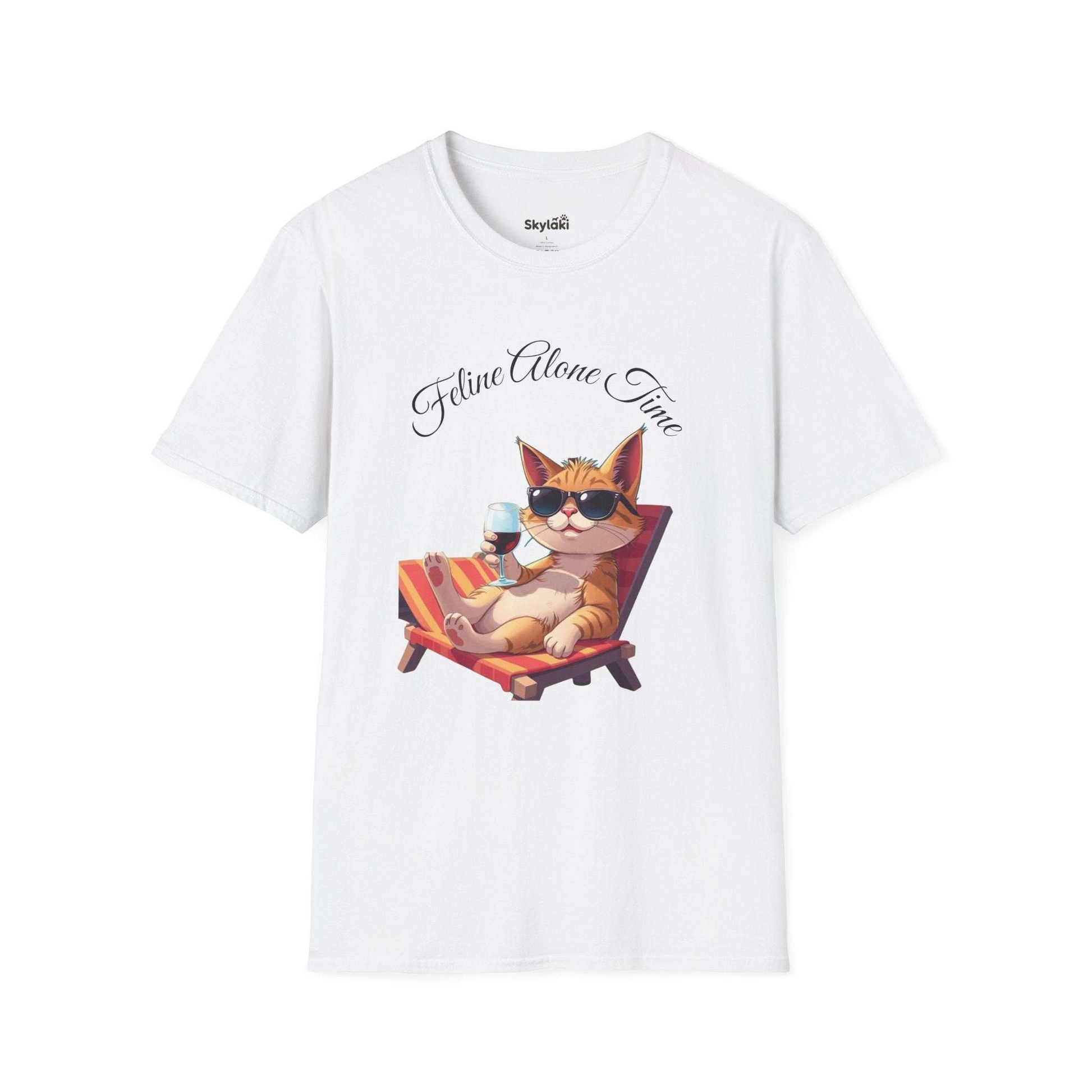  Feline Alone Time Unisex T-Shirt - Cozy Cat Design for Cat Lovers