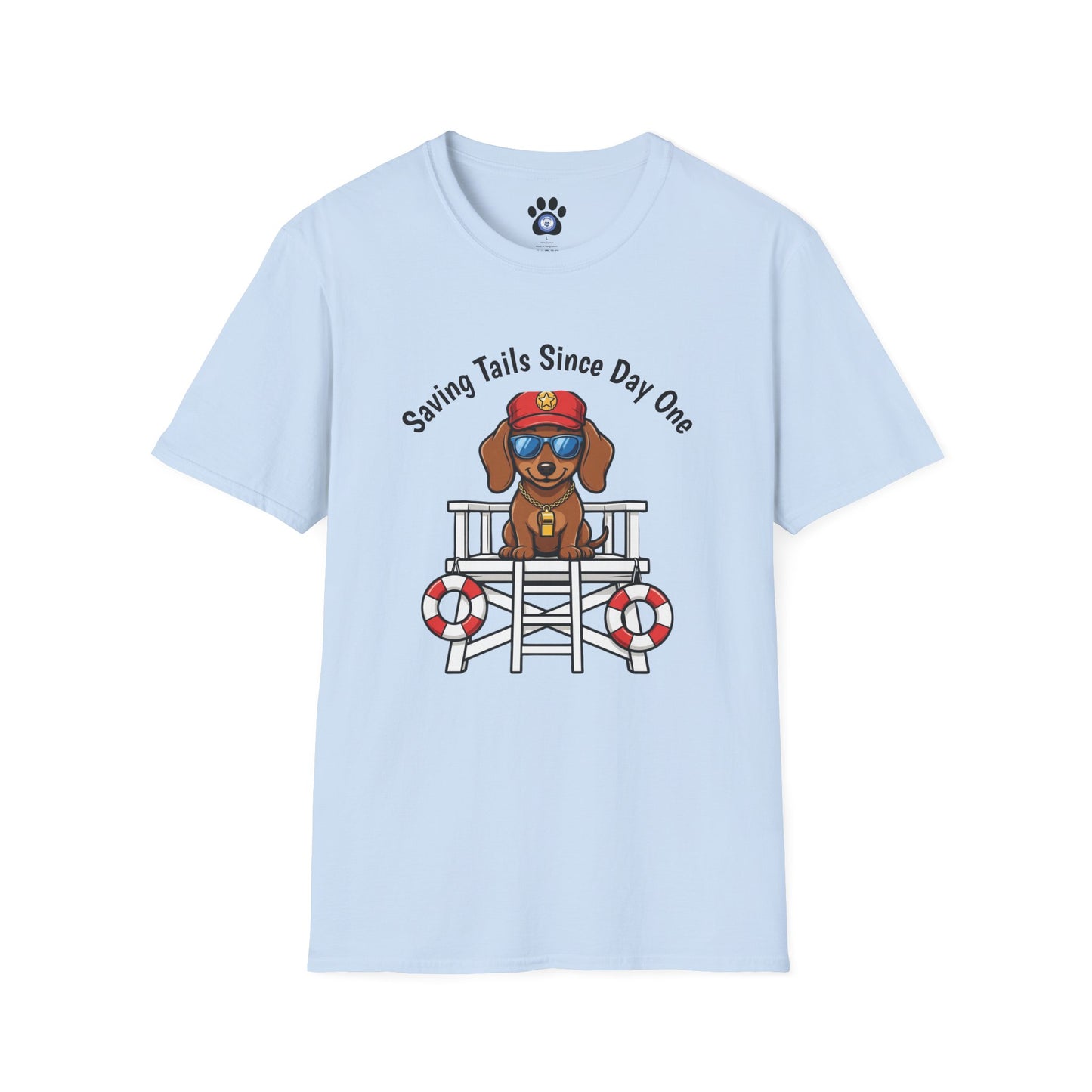 Doxie Lifeguard Tee Unisex – "Saving Tails Since Day One" T-shirt by Skylaki