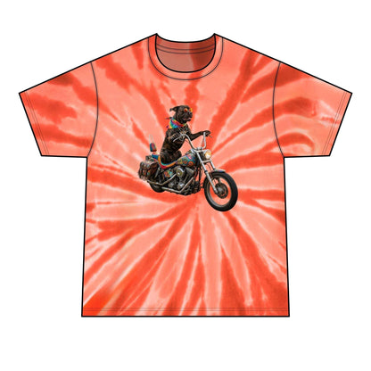 Men's Tie-Dye Motorcycle T‑Shirt