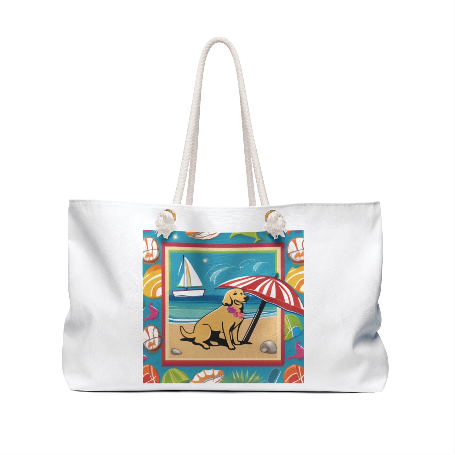 Beach Dog Weekender Bag