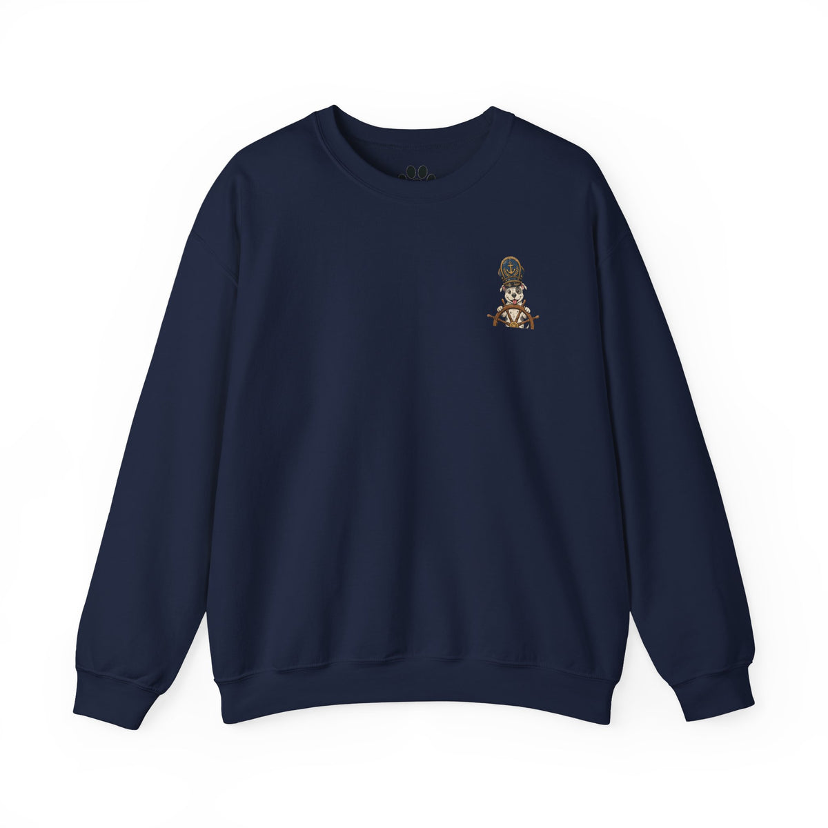 Captain Pitball Sweatshirt Nautical Dog Unisex Skylaki Design