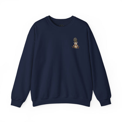 Captain Pitball Sweatshirt Nautical Dog Unisex Skylaki Design