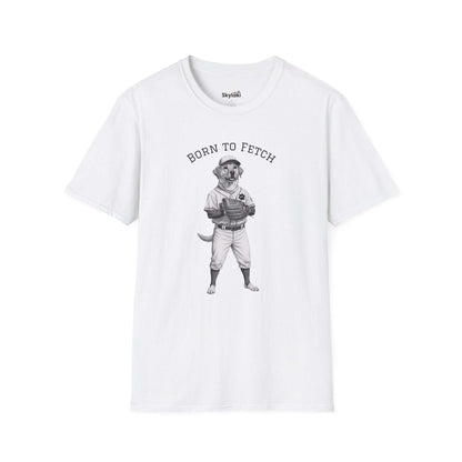 Dog Baseball T-Shirt | Born to Fetch Comfortable, Stylish Dog Tee