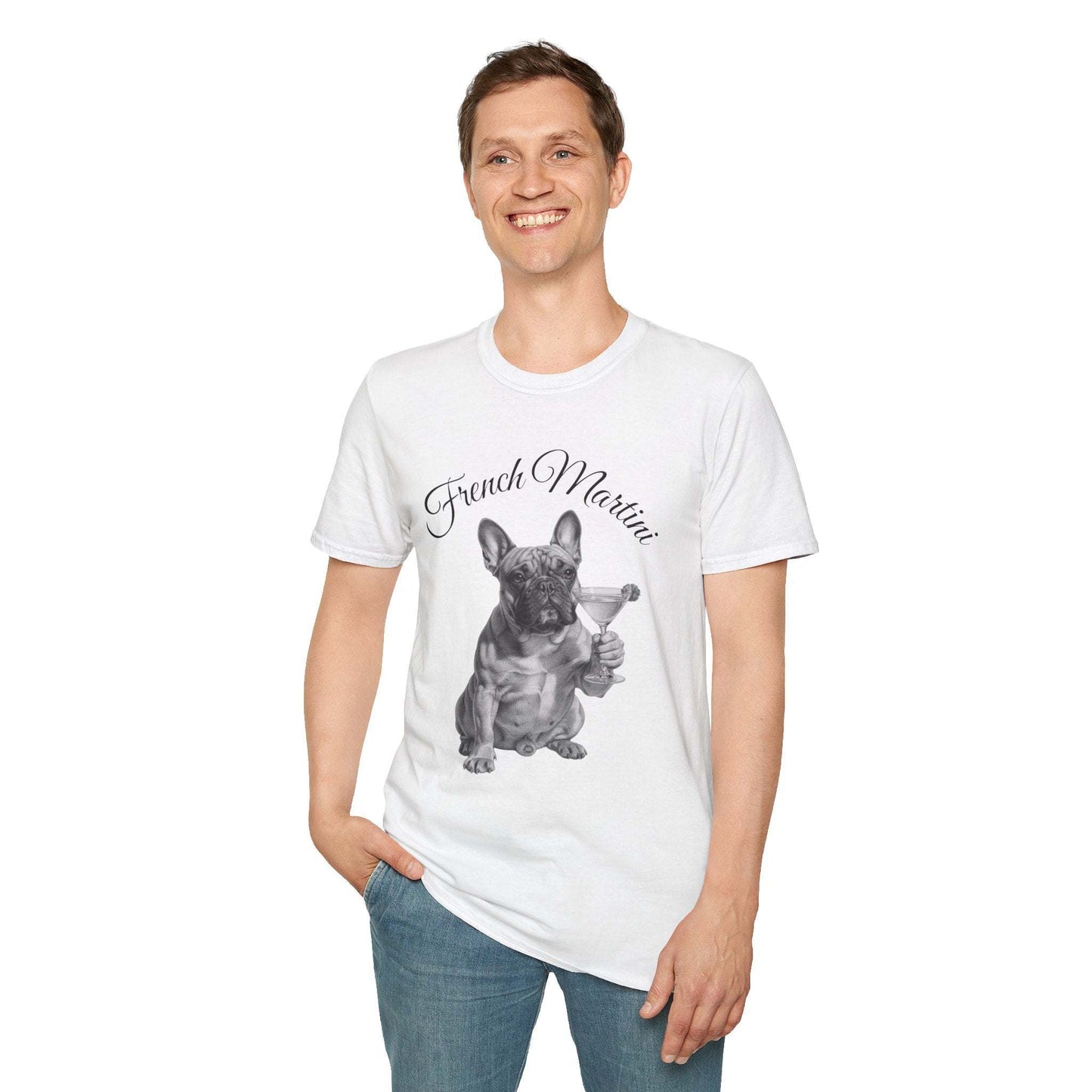 Unisex Soft Style T Shirt | French Martini Design Comfort