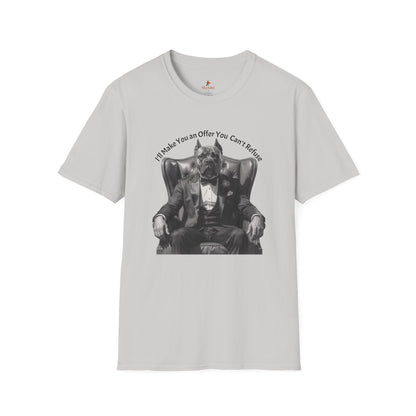 Dogfather T Shirt "Make Me an Offer I Can't Refuse" Graphic Tee