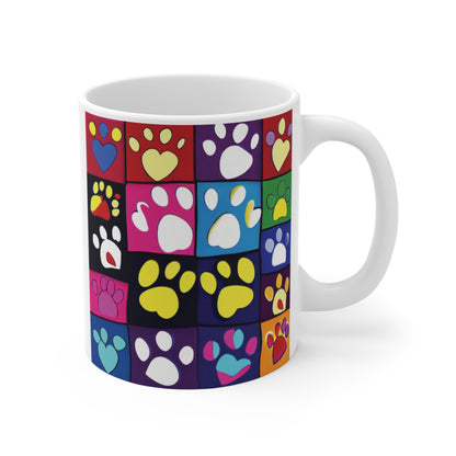 Paw Print Mug 11oz