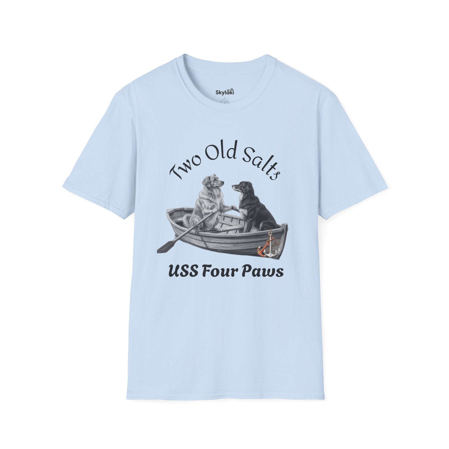 Two Old Salts Boat Dogs Shirt | Nautical Pet Tee for Dog Lovers