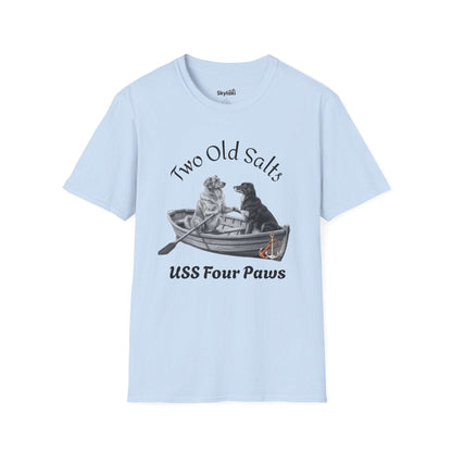 Two Old Salts Boat Dogs Shirt | Nautical Pet Tee for Dog Lovers