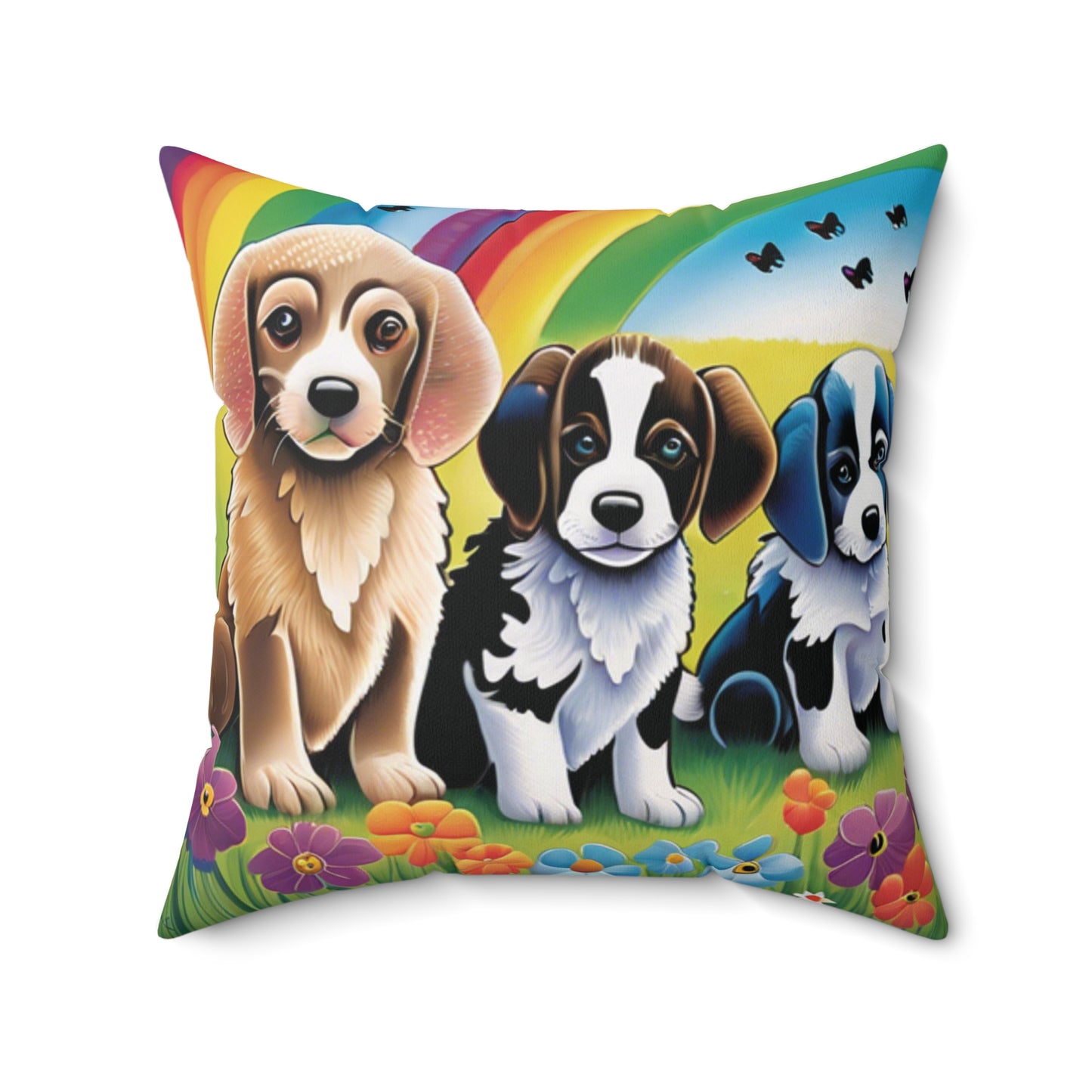 Heavens Angels Spun Polyester Square Pillow