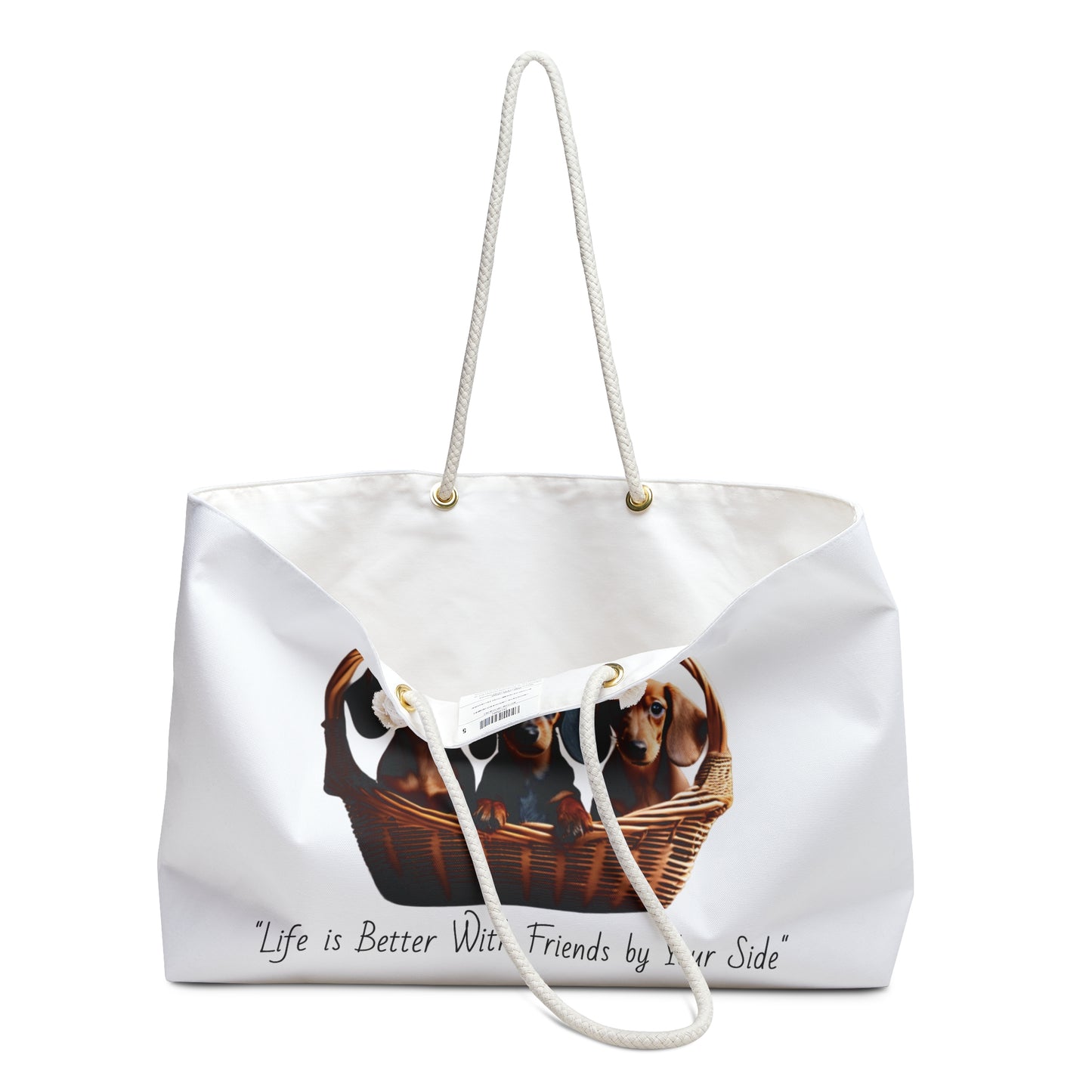 Weiner Dog Weekender Bag