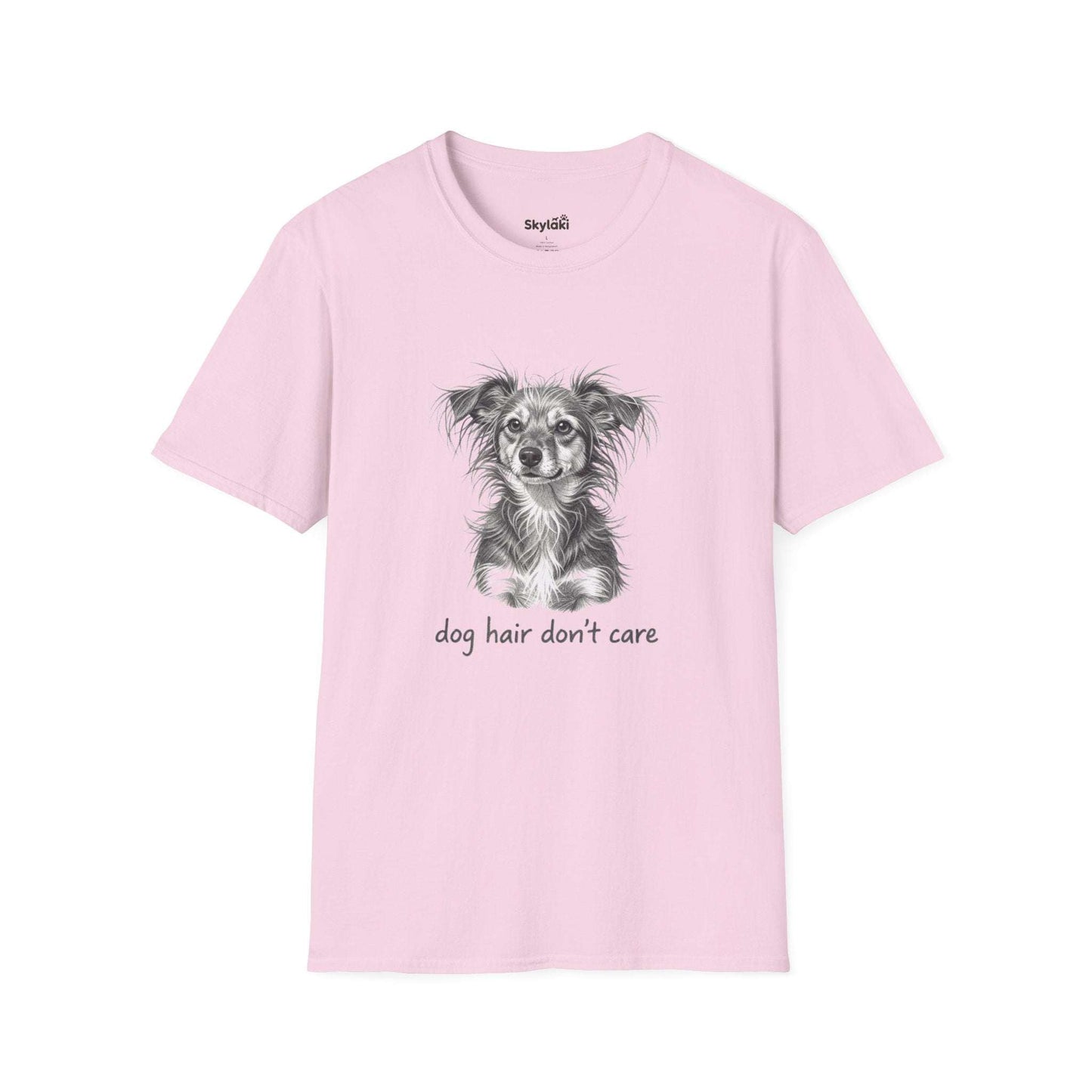 Dog Hair Don't Care T-Shirt - Cute Tee for Dog Lovers
