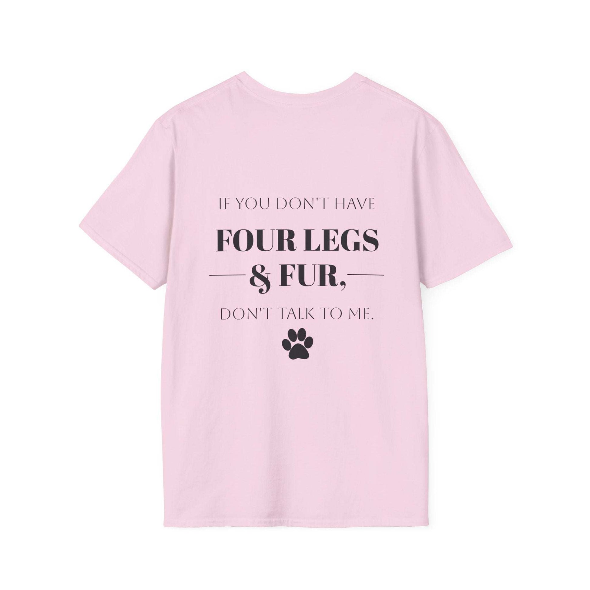 Minimalist Paw Print Pocket Tee in soft breathable cotton for pet lovers