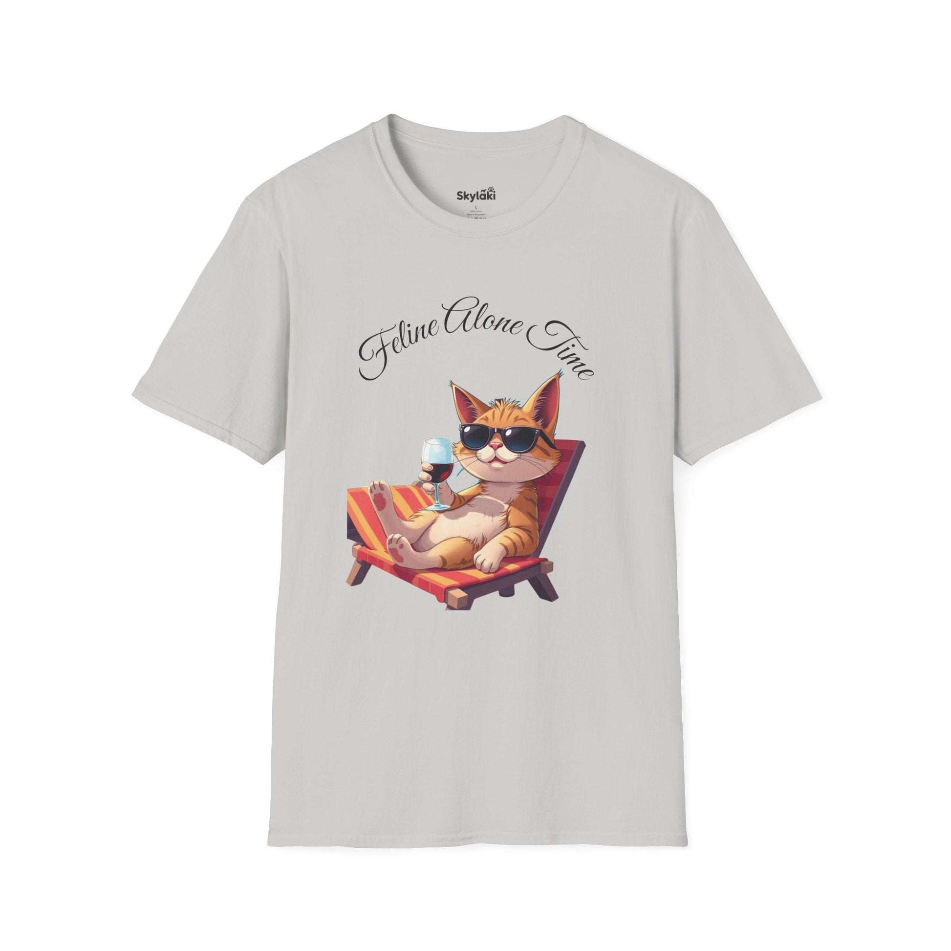 Feline Alone Time Unisex T-Shirt - Cozy Cat Design for Cat Lovers